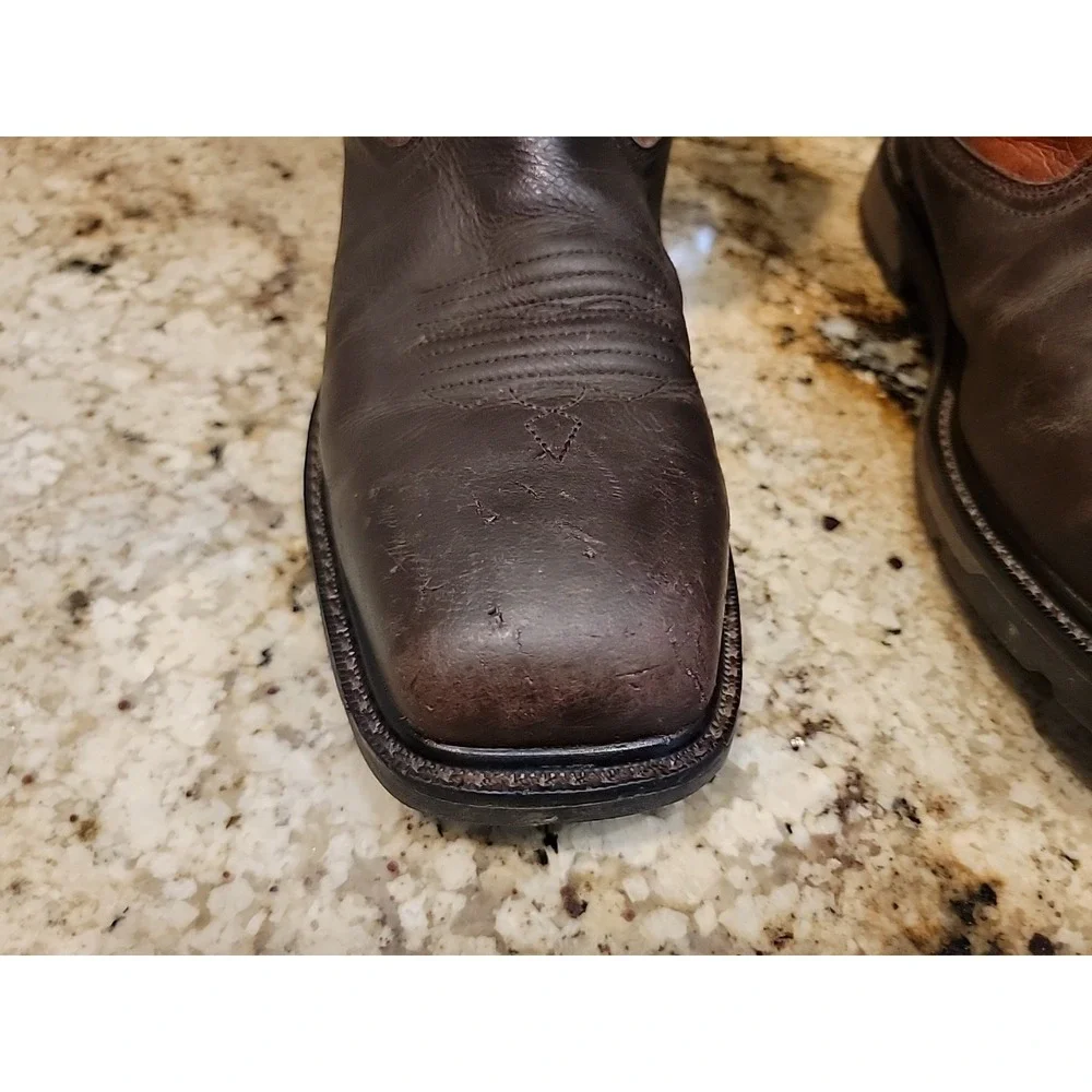 Ariat Work Groundbreaker Steel Toe 10015191 Brown/Ember Wide Square Toe Size 10D
